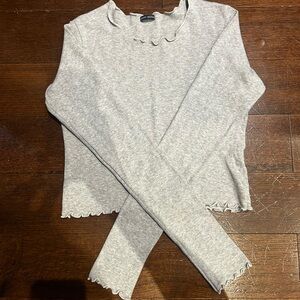 grey brandy melville long sleeve